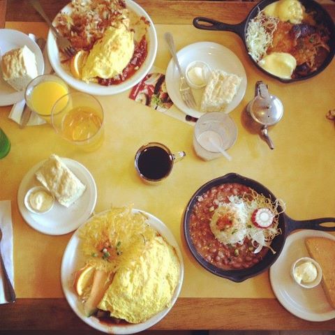 A Table Full Of Bon Temps Food